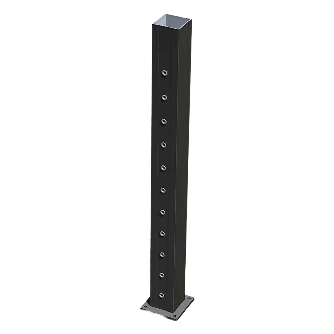 Secure Key-Link American Series 3-1 4 x 38-In. Black Level Upgraded Line Post High-Grade