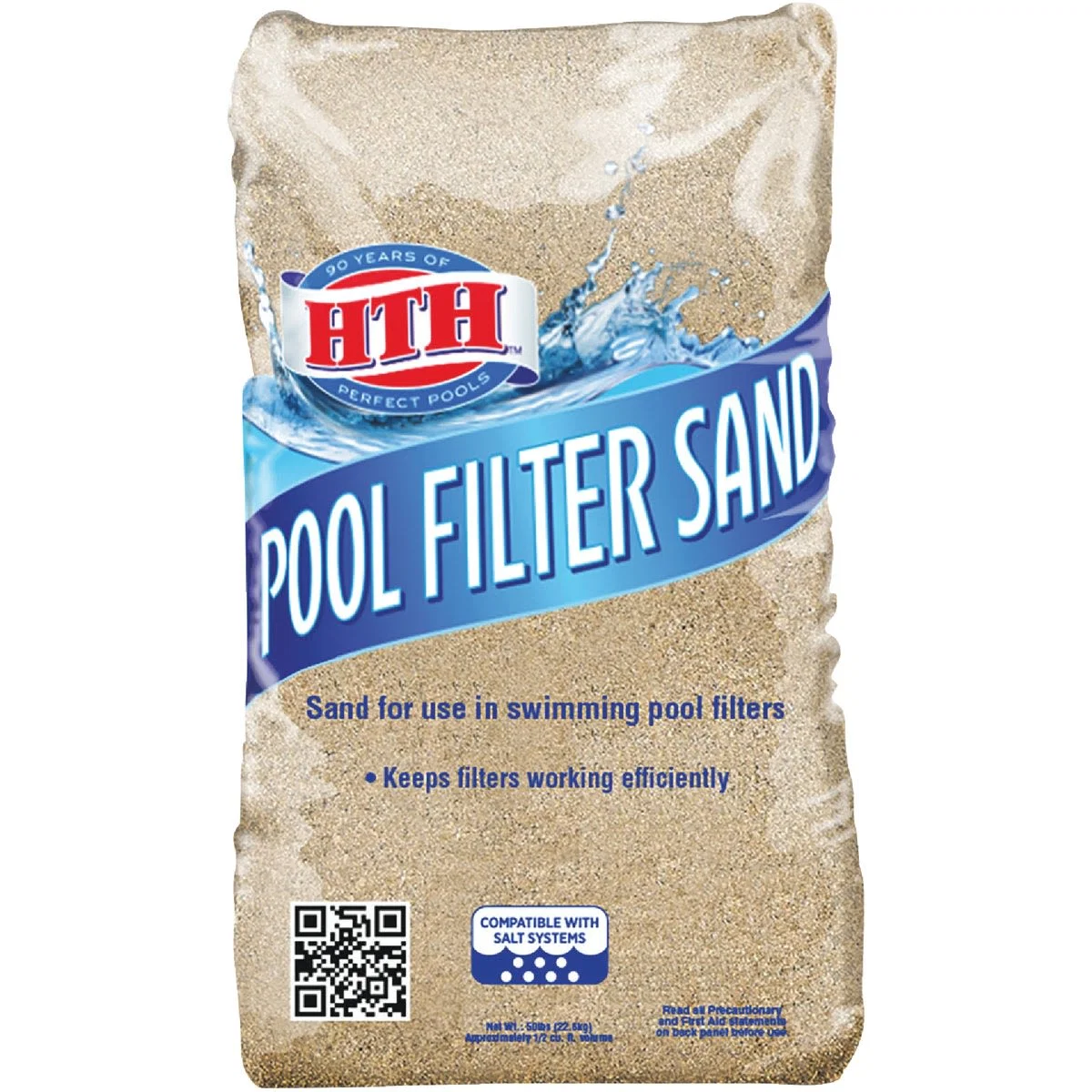 Fast HTH Pool Filter Sand 50 lb. Crafted