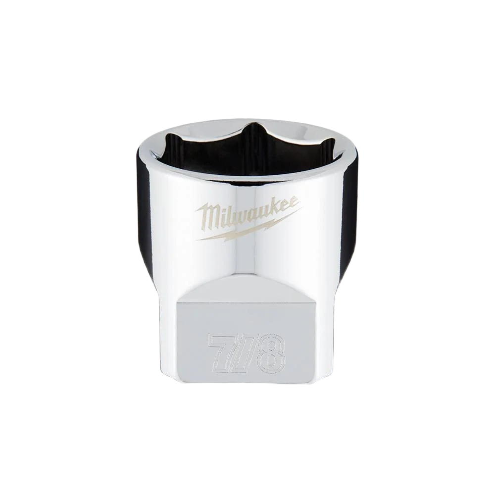 Specialty Milwaukee 3 8 Drive 7 8 Standard Socket w FOUR FLAT™ Sides Quality