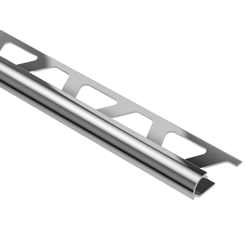 Green Schluter Rondec 3 8 in. Polished Chrome Anodized Aluminum Proven