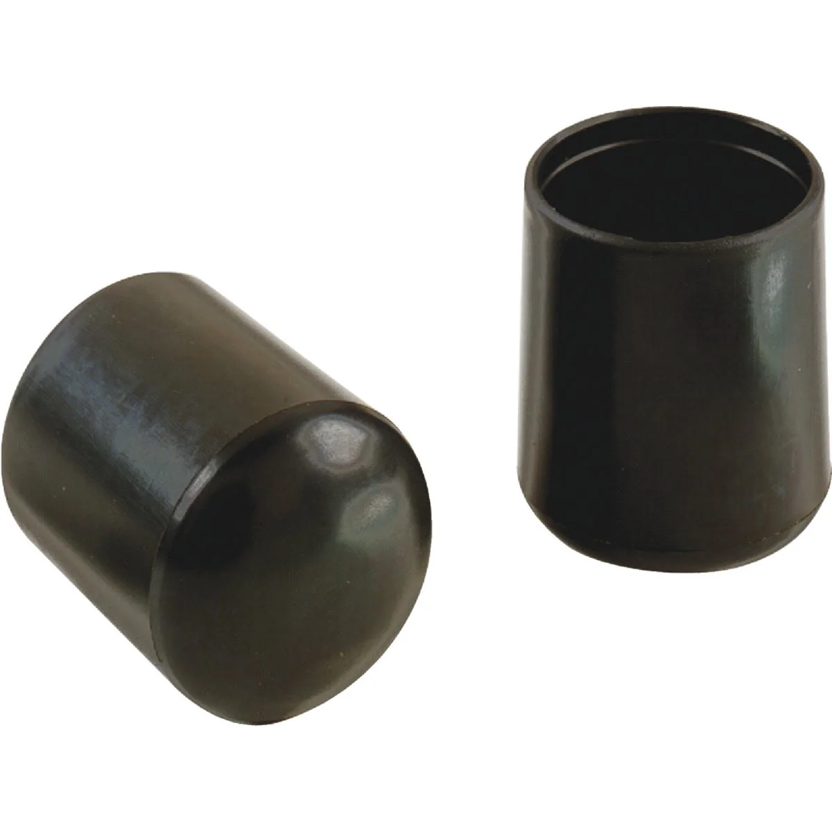 Convenient Do it 7 8 in. Hi-Tip Black Vinyl Furniture Leg Protectors 4-Pack Effective