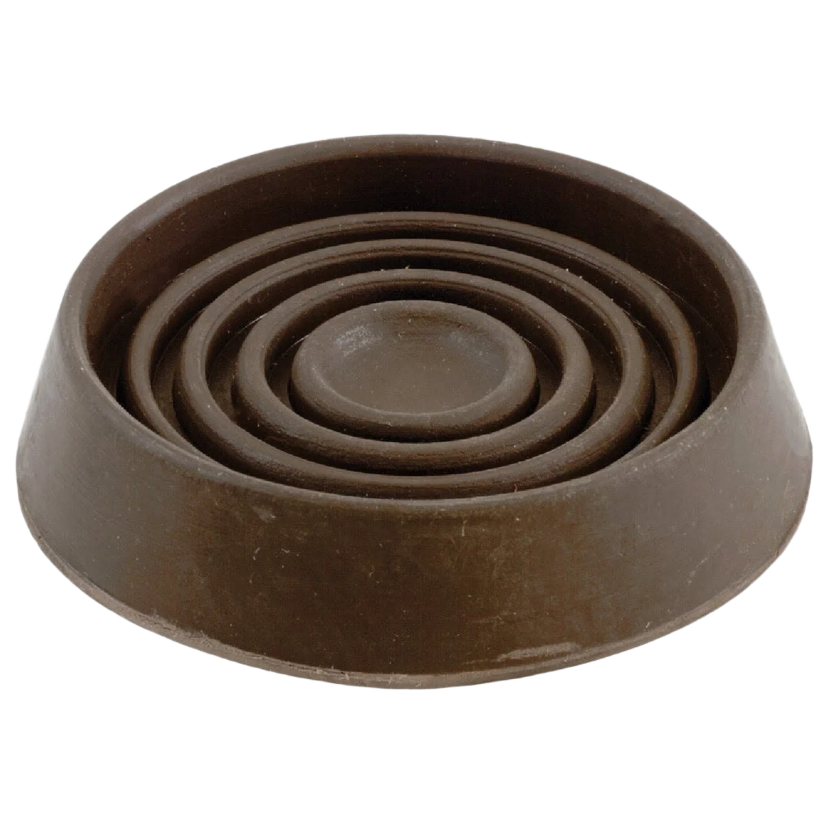 Flexible Do it 1-1 2 In. ID Round Brown Furniture Leg Cup 2-Pack Dependable