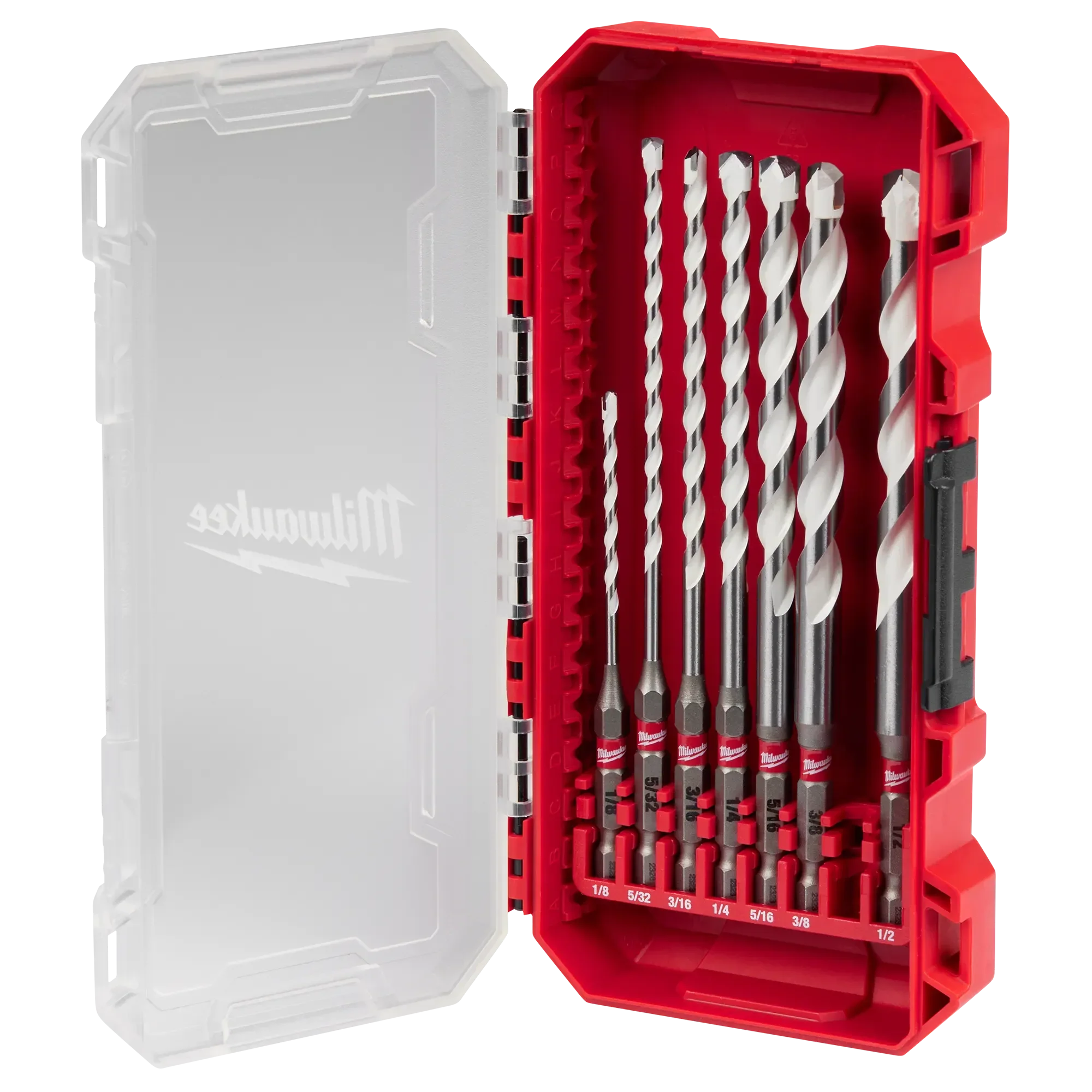 Easy-to-Use Milwaukee 7 PC SHOCKWAVE™ Impact Duty Carbide Multi-Material Drill Bit Set World-Class