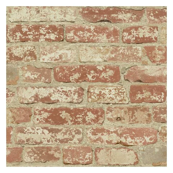 First-Class RoomMates Stuccoed Brick Peel Stick Wallpaper Pure