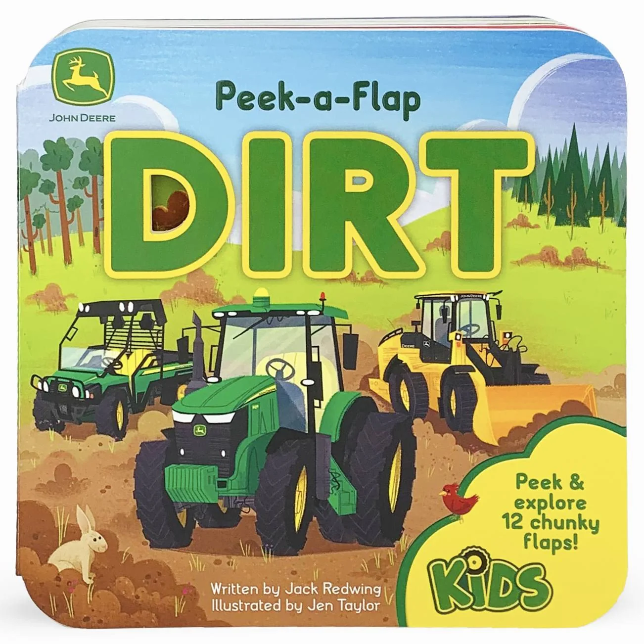 Convenient Cottage Door Press John Deere Peek-A-Flap Dirt Kids Book Responsible