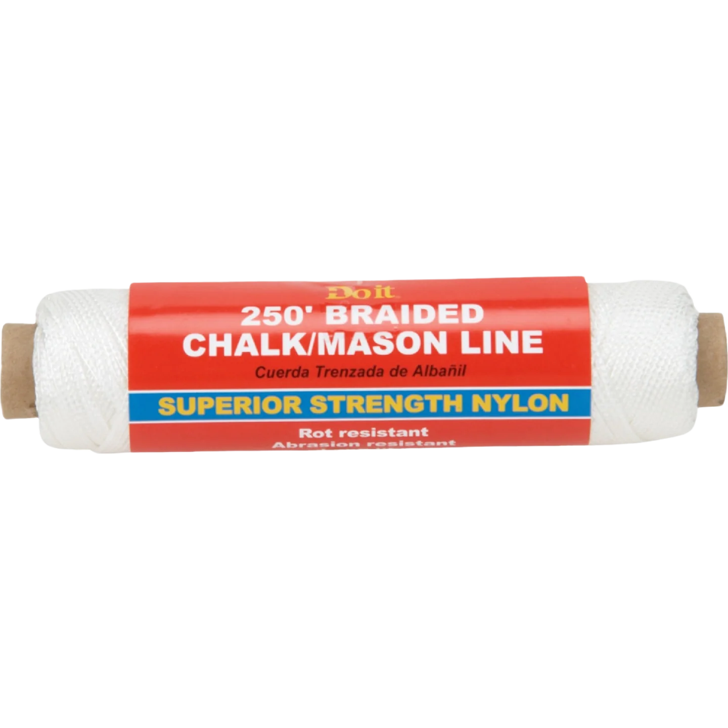 Optimized Do it White Braided Chalk Mason Line 250 ft. Responsible