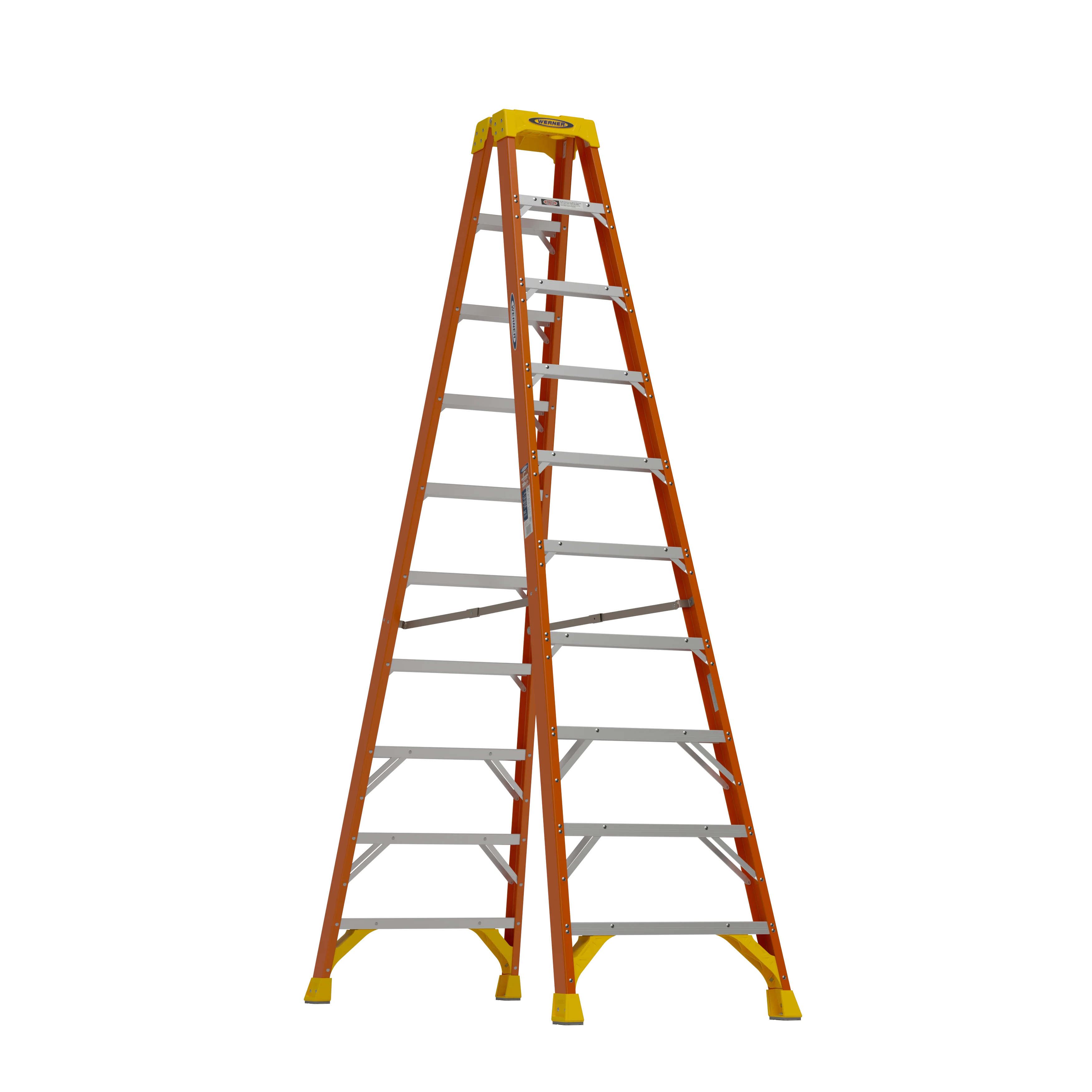 Casual Werner 10 ft. Fiberglass Step Ladder Proven