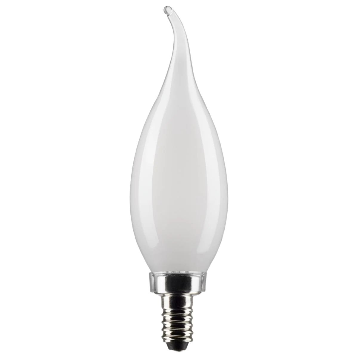 Functional Satco 5.5 Watt CA10 LED Frost Warm White Candelabra Base Light Bulb Fashionable