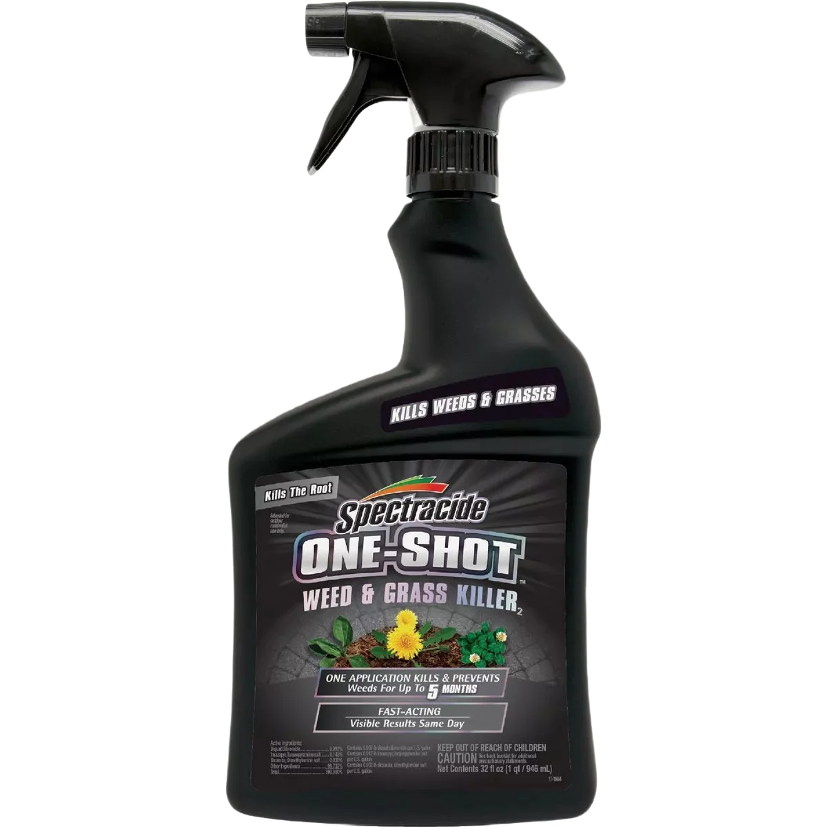 User-Friendly Spectracide One-Shot 32 Oz. Ready To Use Weed Grass Killer Lightweight