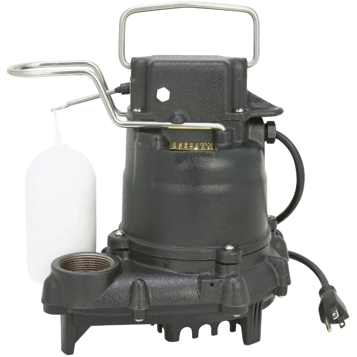 Functional Do it Cast Iron Effluent Submersible Sump Pump Lightweight