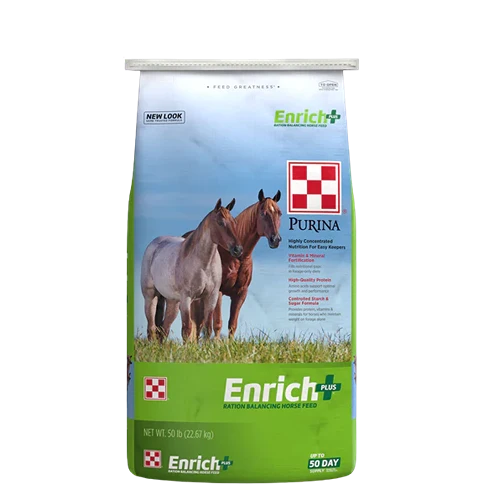 Premium Purina Enrich Plus Ration Balancing Supplement Horse Feed Outstanding