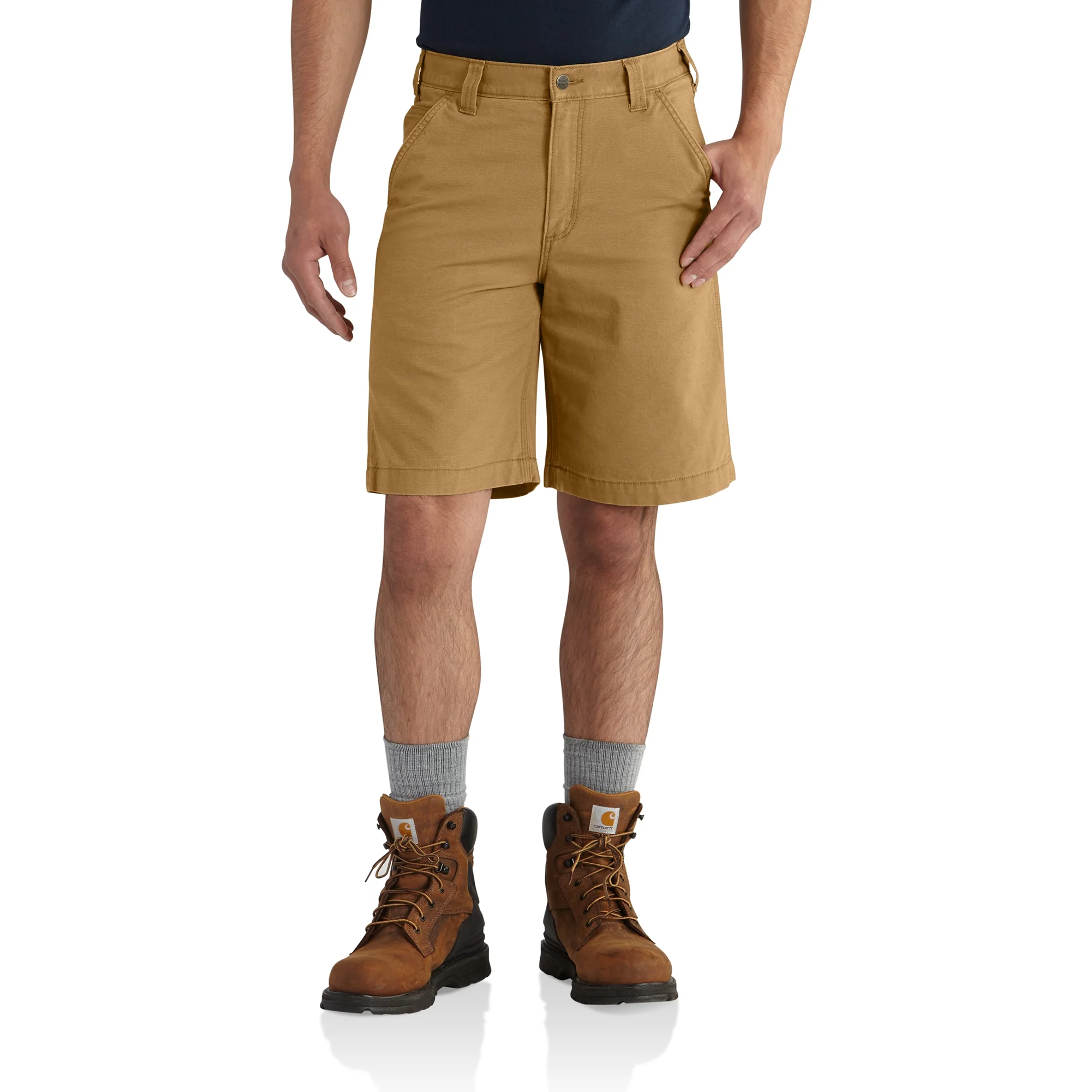 Breathable Carhartt Men's Hickory Rugged Flex Canvas Work Shorts 34 Top-Quality