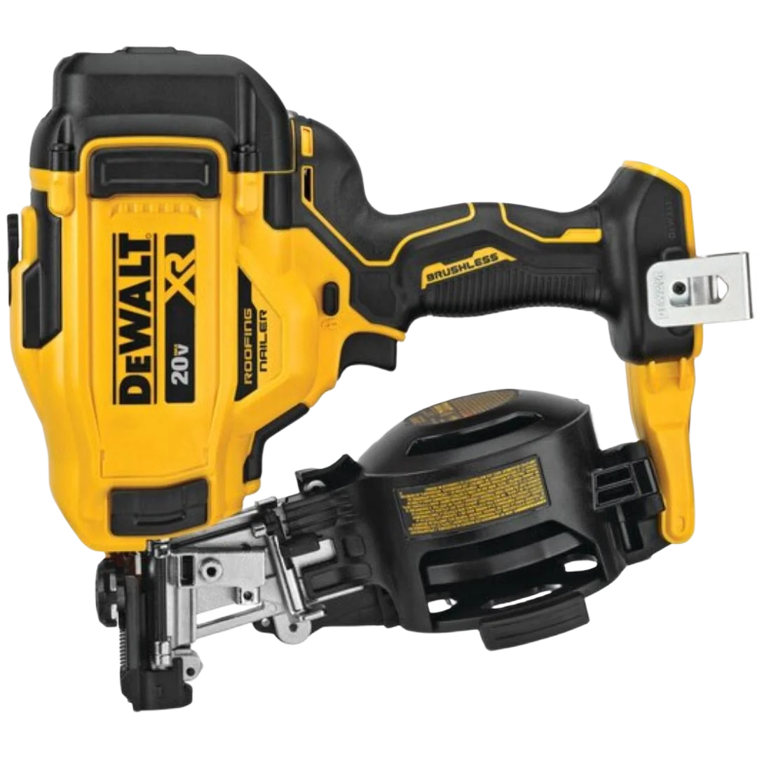 Relaxed DEWALT 20V MAX 15° Cordless Coil Roofing Nailer Premium Material