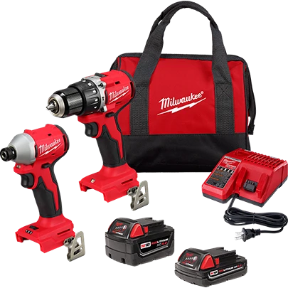 Sustainable Milwaukee M18™ Compact Brushless 2-Tool Combo Kit Pure