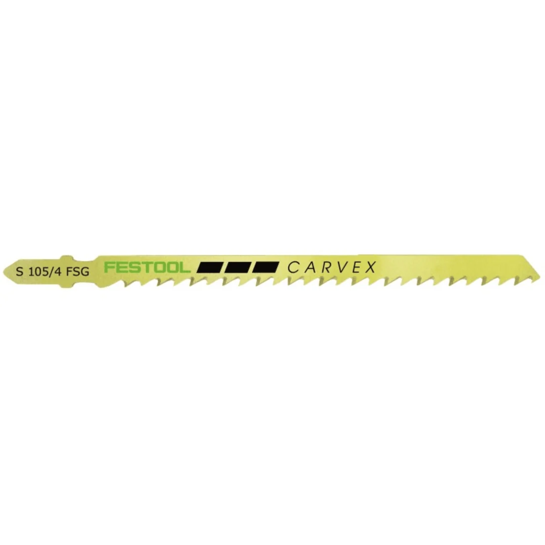 Consistent Festool 204332 S 105 4 FSG 20 Universal Wood Cutting Jigsaw Blades 20-Count Authentic