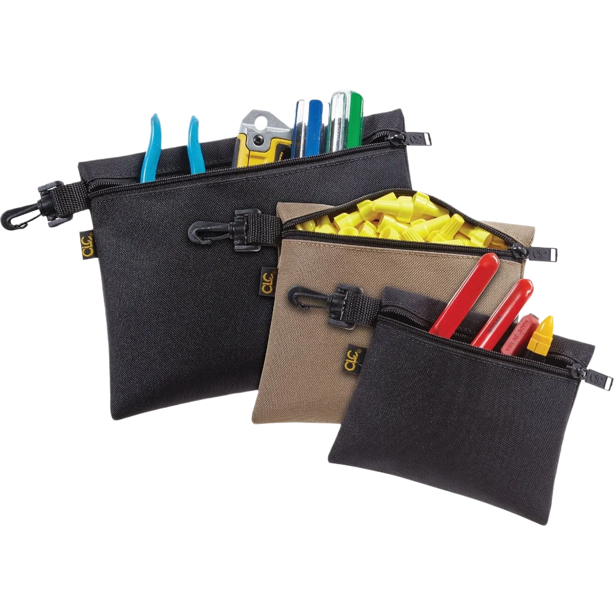 Smooth CLC Work Gear Multipurpose Zippered Tool Pouch Optimized