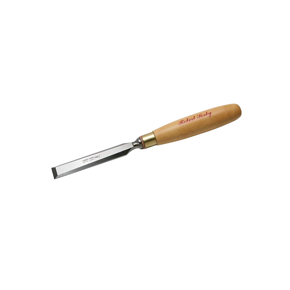 Powerful Sorby Boxwood Handled Traditional Bevel Edge Chisel 1 8 in. World-Class
