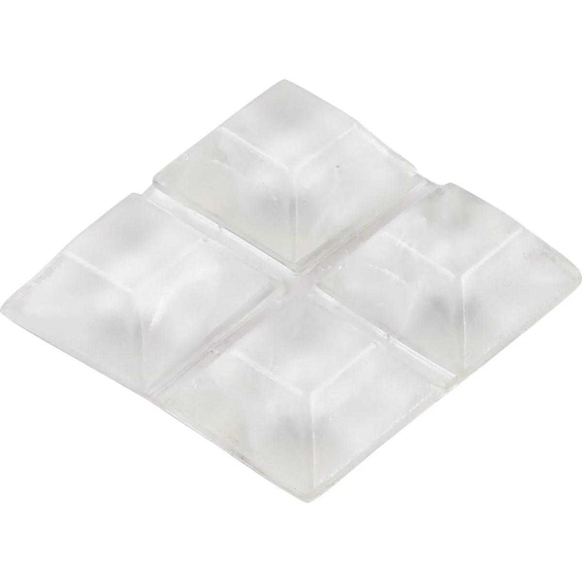 Fast Do it 3 4 In. Square Opaque Self-Adhesive Bumpers 12-Count Powerful