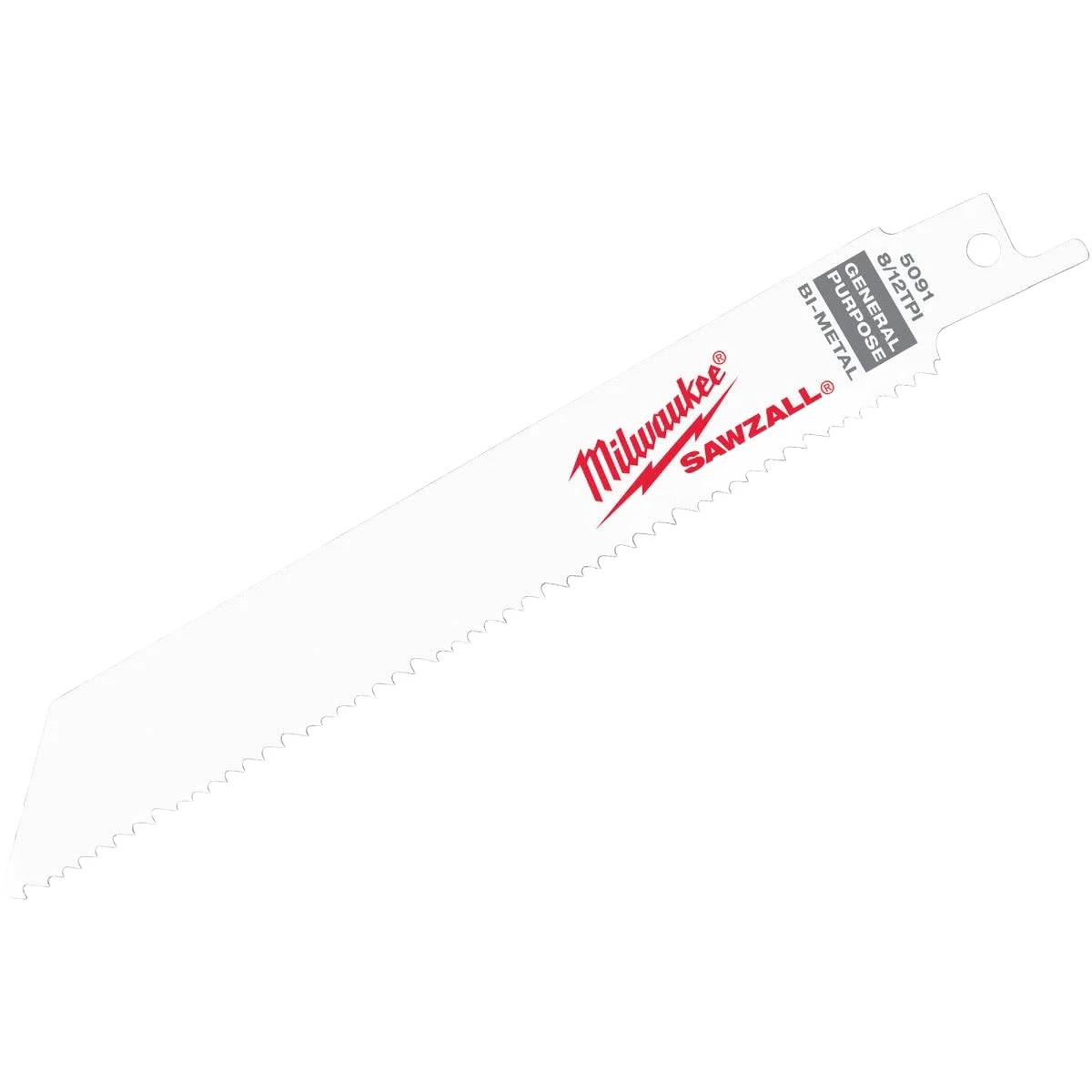 Certified Milwaukee SAWZALL® 6 8 12 TPI Multi-Material Blades 5-Pack Healthy