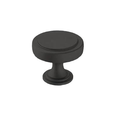Original Design Amerock Exceed 1-1 2 Diameter Matte Black Cabinet Knob Comfortable
