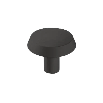 Fashionable Amerock Premise 1-1 4 Diameter Matte Black Cabinet Knob Elite