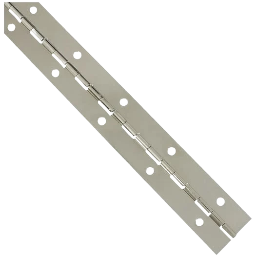 Optimized National Hardware Steel 1-1 2 x 12 Nickel Continuous Hinge Dependable