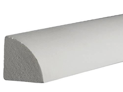 Traditional AZEK White 3 4 x 3 4 In. Quarter Round Moulding 16 ft. Pure