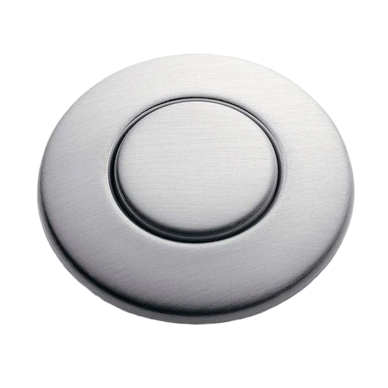Sophisticated InSinkErator Satin Nickel SinkTop Switch Button Organic