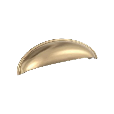 Breathable Amerock Ravino 3 Center-to-Center Champagne Bronze Cabinet Cup Pull User-Friendly
