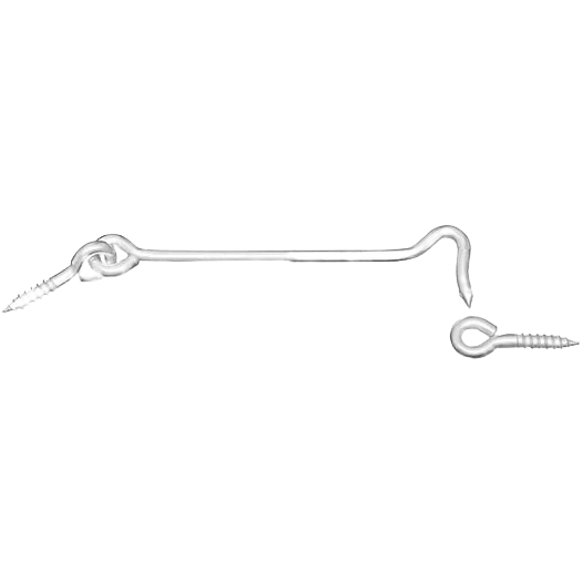 Reusable National Hardware 6 Steel Hook Eye Bolt Stylish