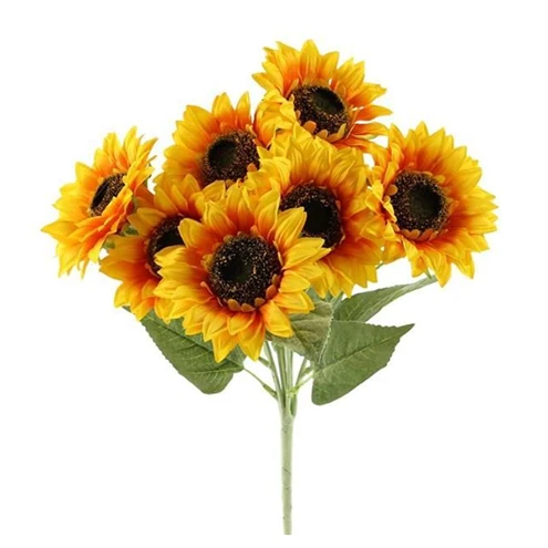 High-Grade A B Floral Yellow Sunflower Bush 17 in. Trusted