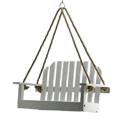 Effective WoodLink White Rustic Farmhouse Platform Swing Feeder Consistent