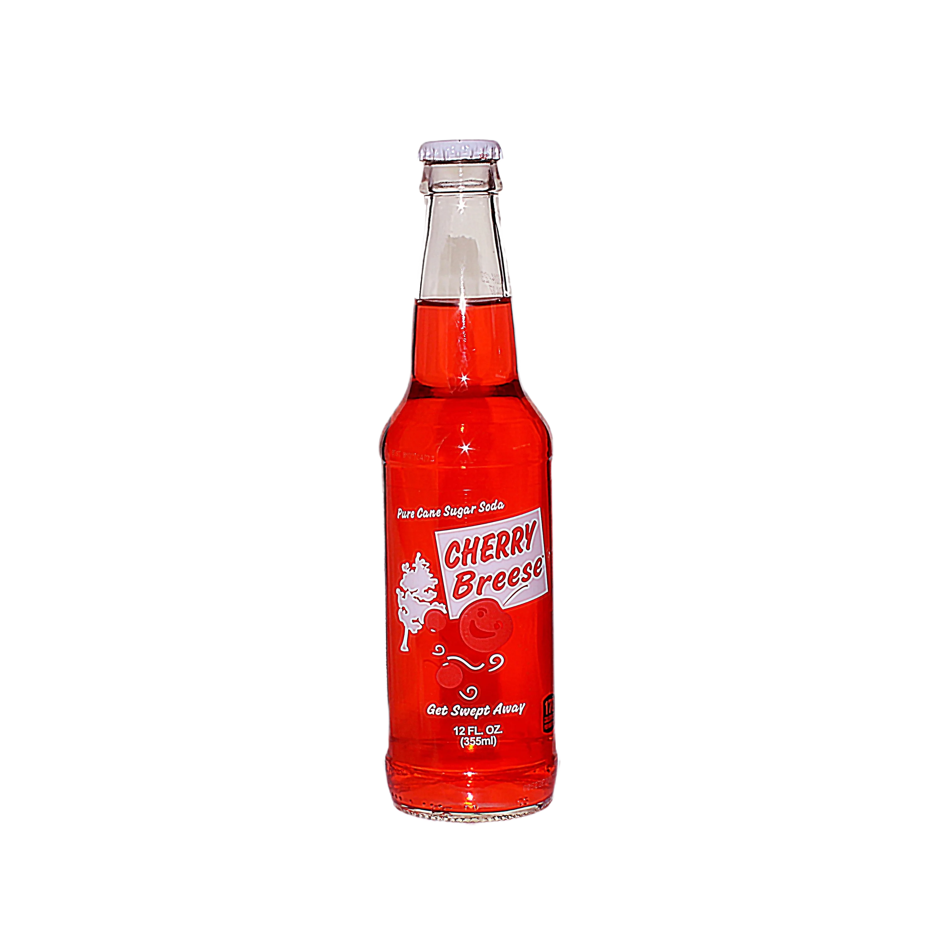Official Excel Cherry Breese Soda 12 oz. Top-Quality