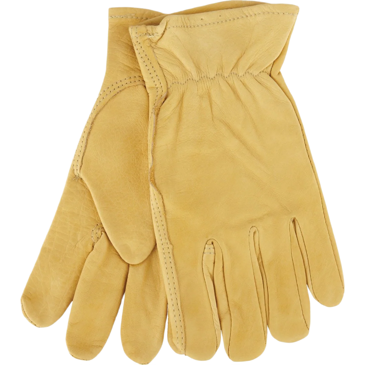 Premium Material Do it Men's Large Tan Top Grain Cowhide Leather Work Gloves Original