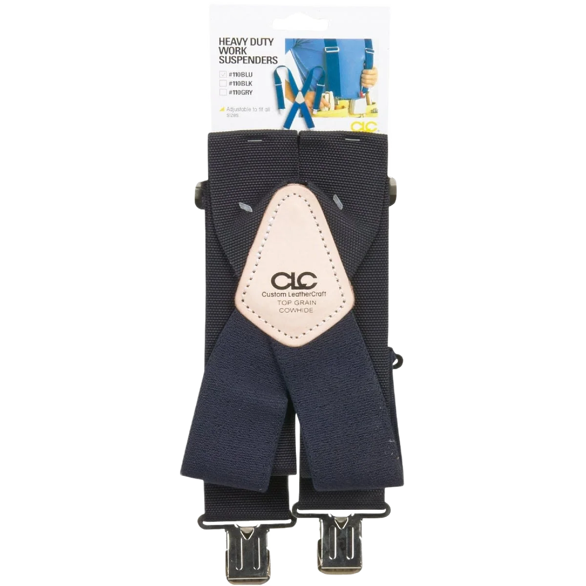Relaxed CLC Work Gear Blue Work Suspenders Classic
