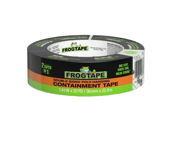 Detailed Shurtape Brands FrogTape Double-Sided Poly-Hanging Containment Tape Verified