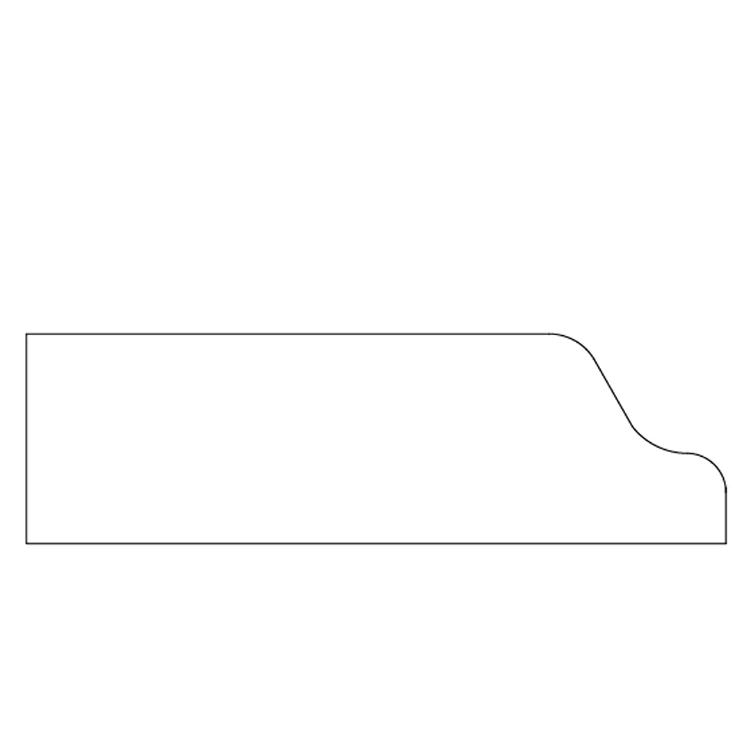 High-End 3 4 x 2 in. Pop.Dentil Casual
