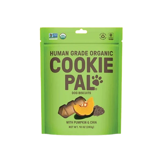 Effective Cookie Pal Organic Dog Treats Pumpkin Chia Biscuits Detailed