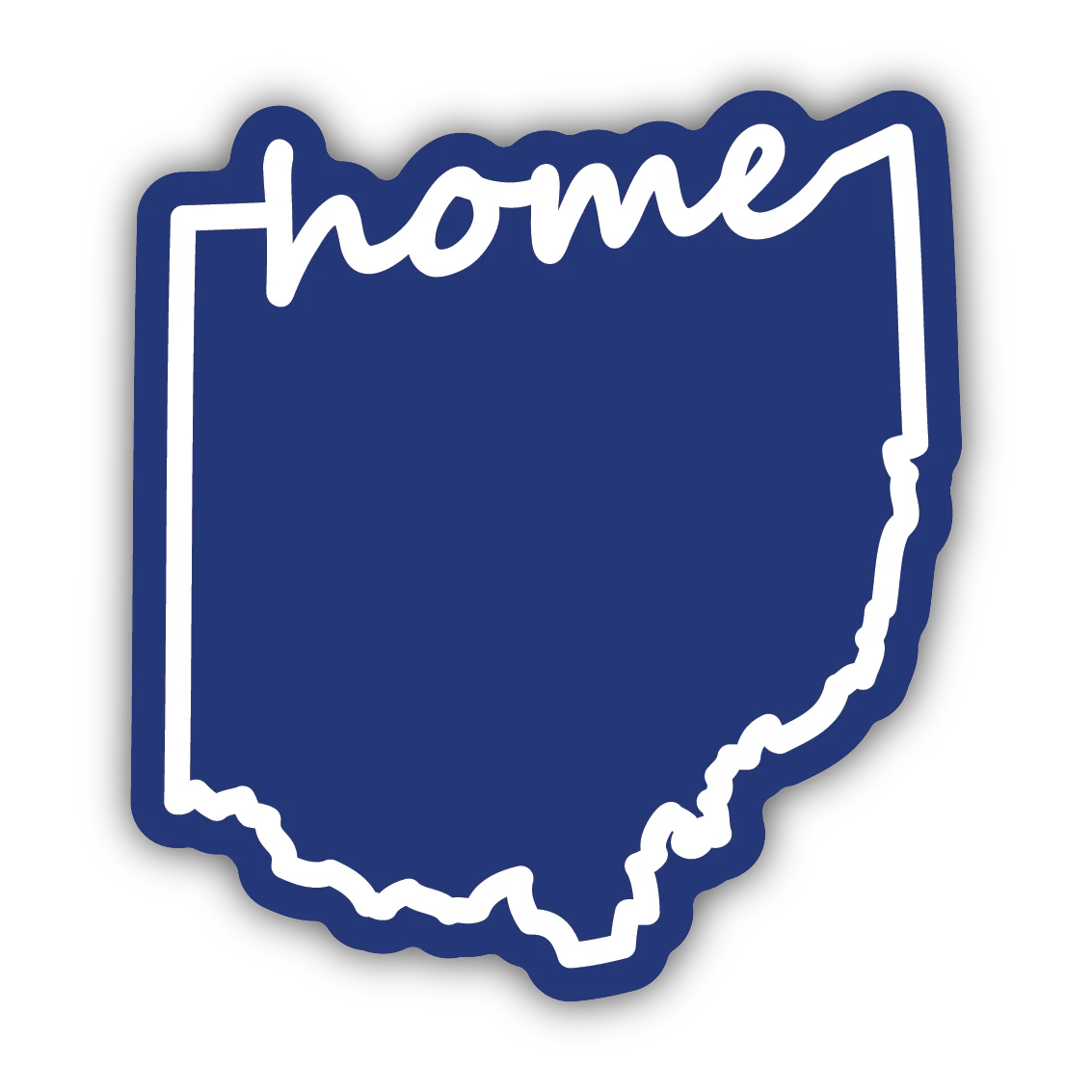 Convenient Stickers Northwest Blue Home Ohio Sticker Powerful