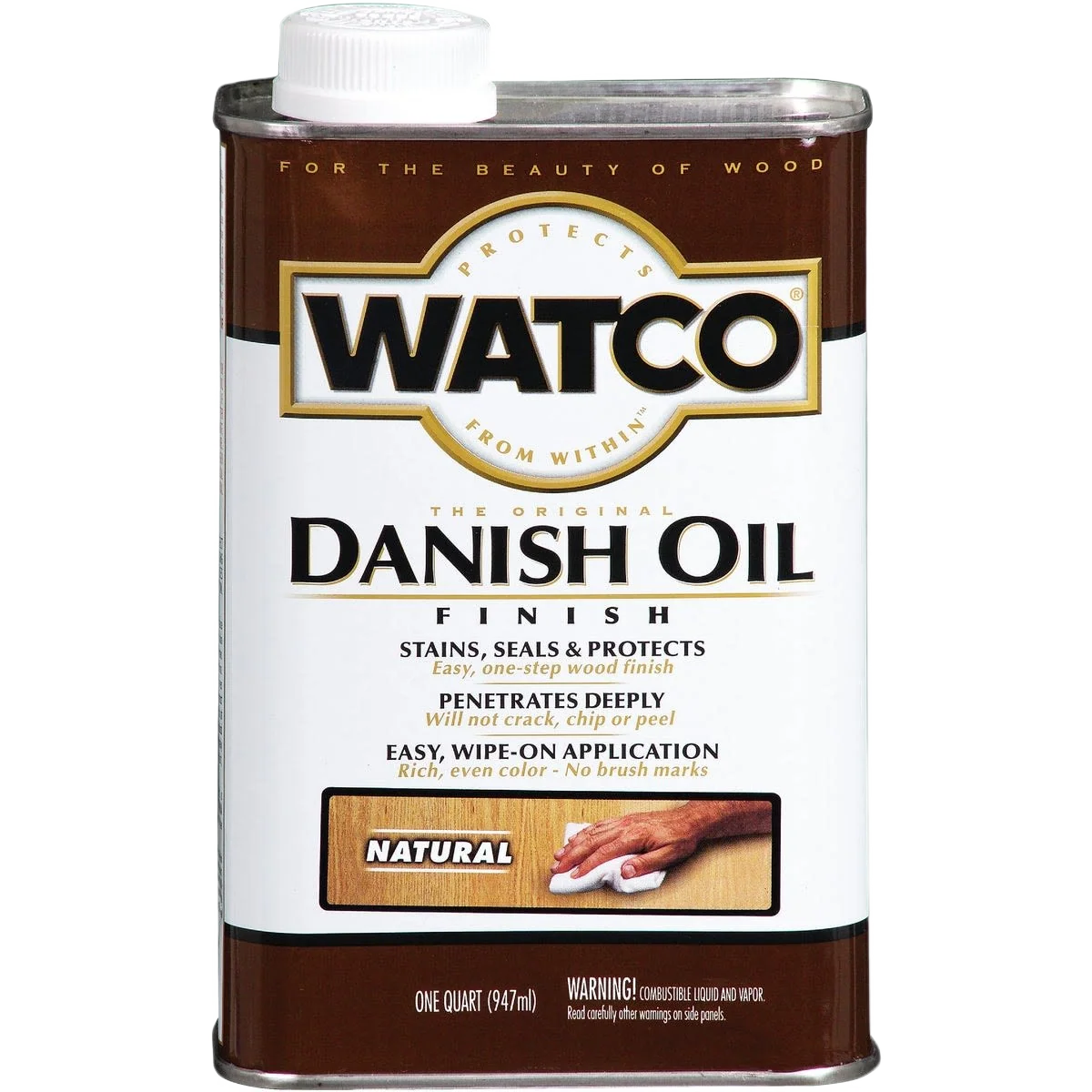 Recyclable Watco Natural Danish Oil Finish 1 Quart Contemporary