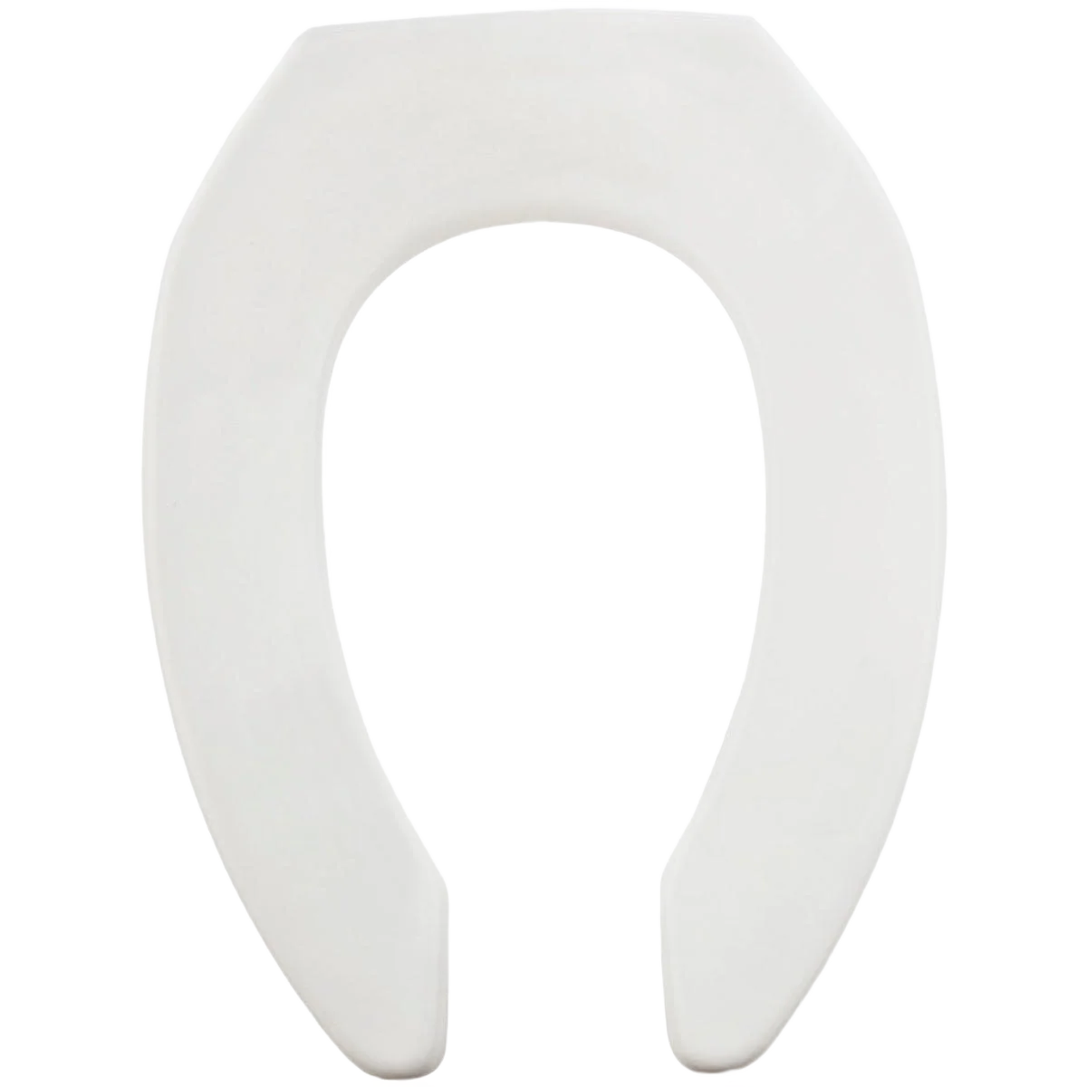 High-Grade Mayfair Commercial Elongated Open Front White Molded Toilet Seat Artisan