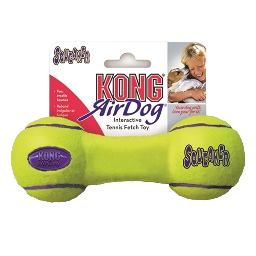 Crafted KONG Airdog Squeaker Dumbbell Versatile