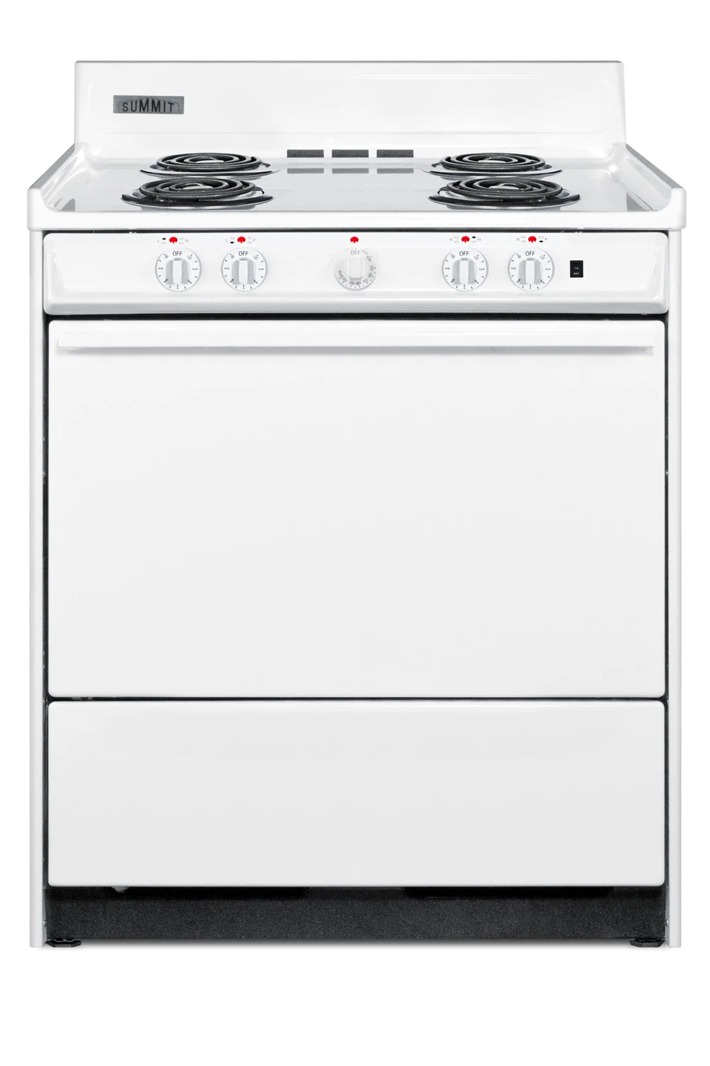Premium Material 30 Wide Electric Coil Top Range User-Friendly