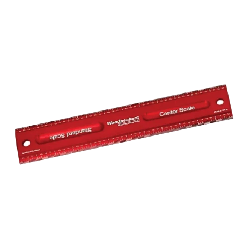 Elegant Woodpeckers 12-In. Woodworking Rule Breathable