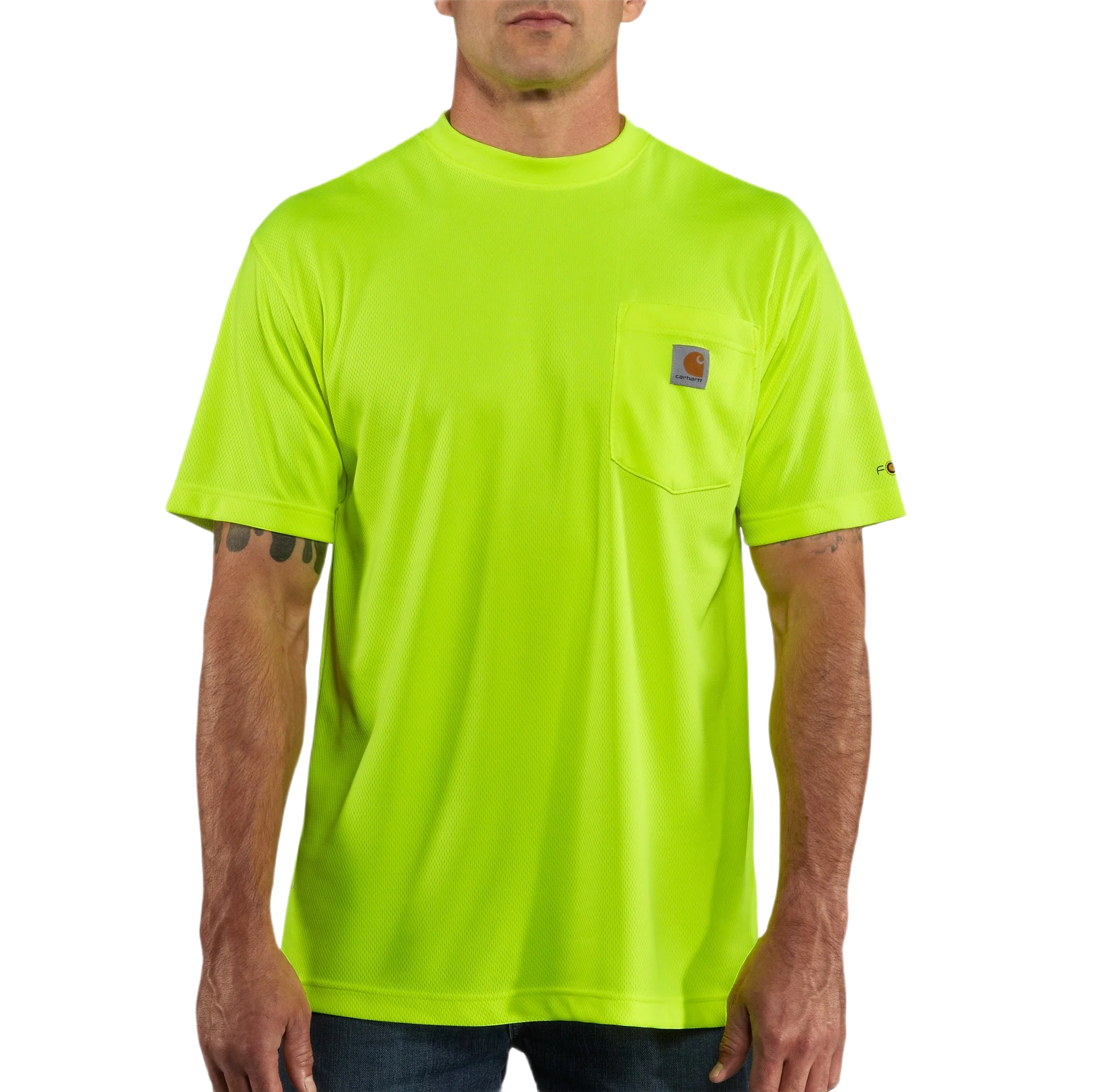 Fast Carhartt Large High Visibility Short Sleeve T-Shirt Fine Crafted