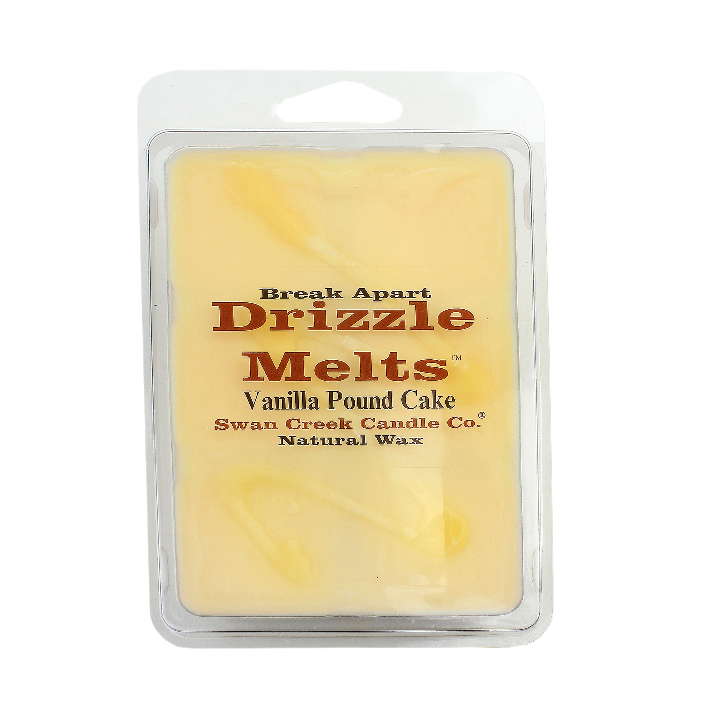 Clean Swan Creek Vanilla Pound Cake Drizzle Melts 6-Pack Luxury