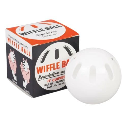 Easy-to-Use Continuum Games Wiffle Ball Baseball Regulation Size Pure