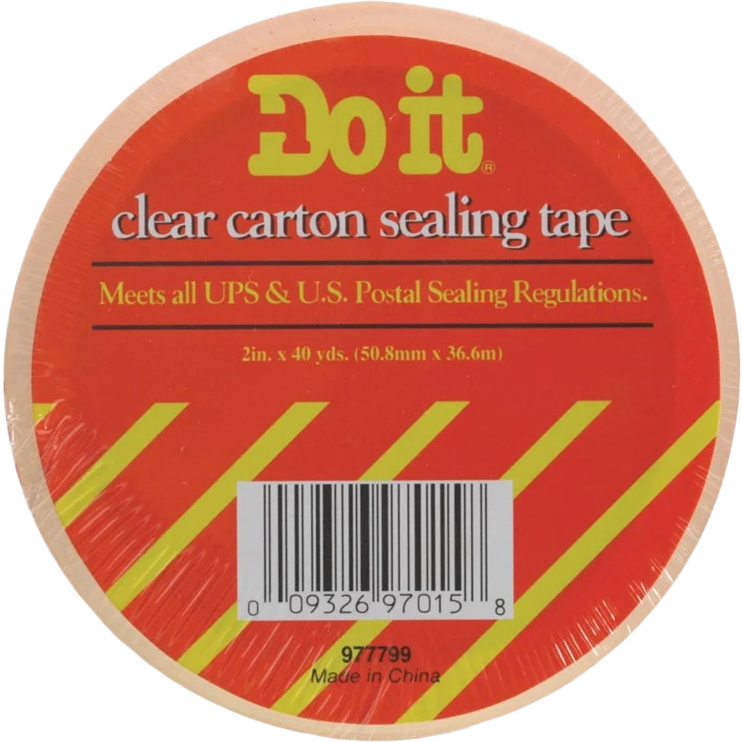Powerful Do it 1.88 In. X 54.6 Yd. Clear Sealing Tape Fine