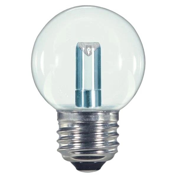 Luxury Satco 1.2 Watt S11 LED Clear Medium Base Light Bulb Exclusive