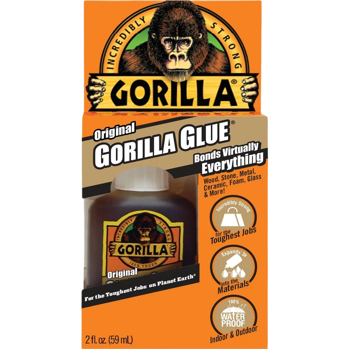 Long-Lasting Gorilla All-Purpose Glue 2 oz. Casual